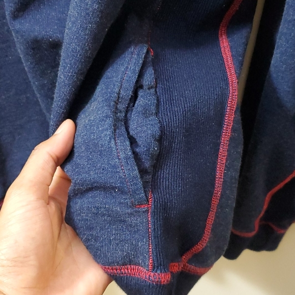 EIGHTEEN WAITS size M navy crewneck sweatshirt - Picture 6 of 8